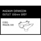 Marley Magnum Expansion Outlet 100mm Grey - MAGE8.100